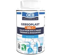 Colle PVC sans THF avec pinceau Gebsoplast Gel+ GEB 250ML