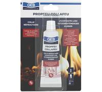Colle réfractaire COLLAFEU 50ml spécial collage et assemblage de pièces réfractaires et fibres isolantes sur insert,poêles,cheminées