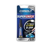 Cyanolit Colle instantanée Super Unick Plastique – Réparation invisible 3 g + 4 ml