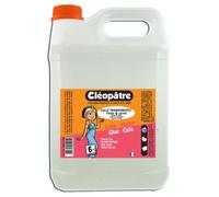 Colle scolaire cléopâtre papier carton travaux manuels sans solvant bidon 5l