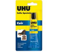 UHU Colle spéciale cuir et chaussures – Réparation, flexible et imperméable – Tube 30 g