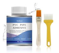 Colle Spéciale PVC, Colle Contact pour Raccord de Canalisations | 100ml Étanche, Résistante aux Fissures, Polyvalence pour Piscines, Bateaux, Tarpaulins, Étangs