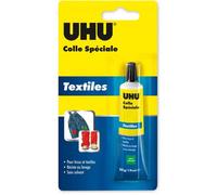 UHU Colle spéciale Textiles – Flexible, lavable jusqu'à 90°C – 20 g (34215)