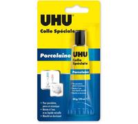 UHU Colle Spéciale Porcelaine Blanche – Haute adhérence, résiste chaleur et lave-vaisselle – 30 g