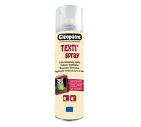 Cléopâtre Colle en Spray repositionnable pour Textile et Tissus, Transparent, repostionnable, 250ML