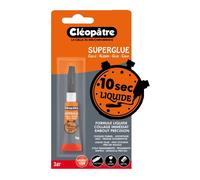 Cléopâtre Colle Super Glue BLSGL-3 – Formule liquide – 3 g