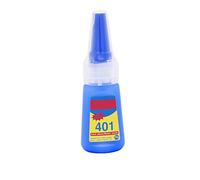 Colle Super Glue Liquide 401 Multi-usages Transparente Séchage Instantané pour le collage de matériaux poreux Bois Papier Cuir Tissu Super Colle Sèche Instantanément
