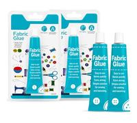 Colle textile 100 ml | Colle textile sans couture | Colle textile à collage rapide pour coton, cuir, daim et tissus synthétiques | Lavable après durcissement | Idéale pour les réparations de vêtements