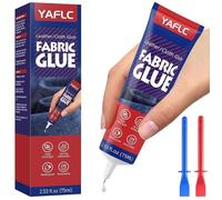 Colle Textile 75ml, Colle Tissu Extra Forte pour Réparation, Adhésif Textile pour Tissus, Cuir, Nylon, Toile, Denim