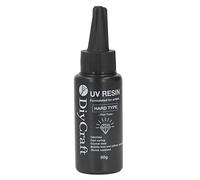 Colle UV pour Verre, Colle de Résine UV Bricolage sans Odeur Facile à Utiliser pour la Fabrication de Bijoux (60g)