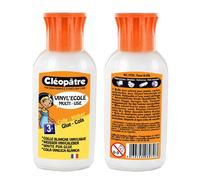 Cléopâtre – Colle vinylique blanche Vinyl'Ecole VI70X – Flacon 60 g avec embout biberon