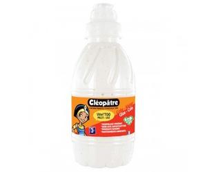 Colle vinylique cléopâtre blanche recharge tous types travaux maison bureau nettoyage facile sans solvant flacon 500gr