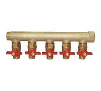 Collecteur 26 x34 MF prè-équipé avec vannes 4 départs15x21 RIQUIER