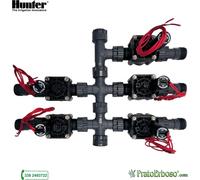 Collecteur à 5 stations avec électrovanne Hunter PGV 24V