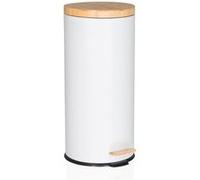 CLEAN BAMBOO | 30 l - Poubelle Blanc