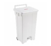 Collecteur à pédale 100 L - couvercle blanc