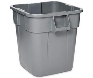 Collecteur BRUTE 106 litres, carré, en PP, gris