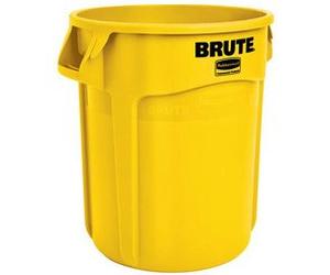 Collecteur BRUTE 75,7 litres, en PP, jaune