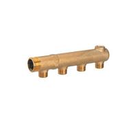 Collecteur chauffage avec purge entrée M 26x34 5 départs M 15x21