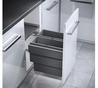 Collecteur de déchets Hailo 3608471 CS Slide Cargo Synchro 36 litres