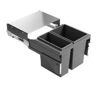 Collecteur de déchets Hailo 3610951 CS Slide Cargo-Soft Short 20 + 14 litres