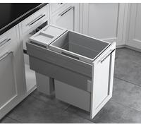 Collecteur de déchets Hailo 3613311 US Cargo 37 + 15 litres pour façade à cadre