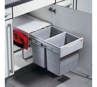 Collecteur de déchets Hailo 3641221 TR Swing Raumspar-Tandem-H 2x 20 litres