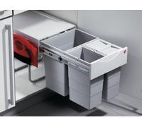 Collecteur de déchets Hailo 3642231 TR Swing Raumspar-Tandem-H 2x 10 + 20 litres