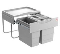 Collecteur de déchets Hailo 3644732 TR Swing Raumspar-Tandem-S 2x 8,5 + 12 litres