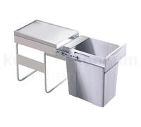 Collecteur de déchets Hailo 3668421 TE Swing Easy-Cargo 42 litres