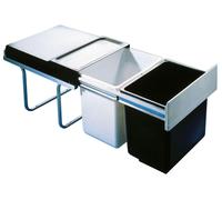 Collecteur de déchets intégré, système TANDEM 40/2, gain de place