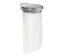 Support sac poubelle Rossignol acier galvanisé à chaud avec couvercle 110 L