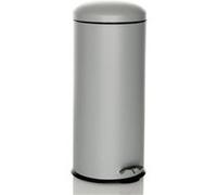 Collecteur de déchets / poubelle à pédale CLEAN VIII 30L acier gris hjh OFFICE Gris G