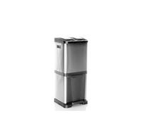 CLEAN VII | 2 x 8L | 1 x 16L - Poubelle Argent