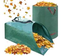 Collecteur de feuilles réutilisable de 200 litres, pliable, pour les déchets de jardin