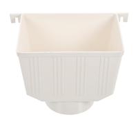 Collecteur de Gouttière PVC 110mm Blanc, Raccord Rapide pour Eau de Pluie | Connexion Facile sur Tuyau Vertical Existante, PVC Résistant, Installation Rapide, pour Drainage et Collecte Pluviale