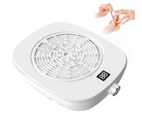 Collecteur de poussière d'ongle, extracteur de Ventilateur à Vide de 100W avec 45 Vitesses et écran LCD.Machine d'aspiration électrique Portable pour Le Polissage de Forage.Souffleur d'air Silencieux