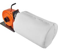 Collecteur de poussière VEVOR, 1 CV, 460 CFM de débit d'air, collecteur de poussière sur roulettes avec sac collecteur de poussière de 21 gallons, filtration par sac de 2,5 microns, collecteur de pous