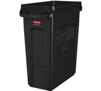 Collecteur de Recyclage Slim Jim Noir 60 L Rubbermaid 6 G