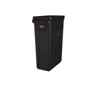 Collecteur de Recyclage Slim Jim Noir 87 L Rubbermaid