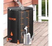 Collecteur d'eau de pluie en PVC - Collecteur d'eau de pluie pliable pour le jardin - Fixation pour l'extérieur - Rétention d'eau - Arrosage des plantes - Respectueux de l'environnement