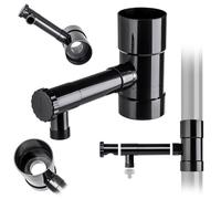 Collecteur d'Eau de Pluie KADAX 80mm Graphite avec Valve ABS
