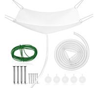 Collecteur D'eau de Pluie Maison, Entonnoir de Drainage | Plastique, Protection les Fuites de Plafond, Installation Facile, Adaptation Multi Surfaces, 50x60cm