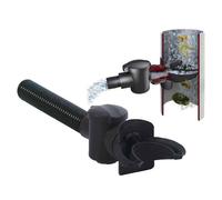 Combined Harvesters RainCatcher 75 mm en Fonte Eau inverseur Kit, Noir