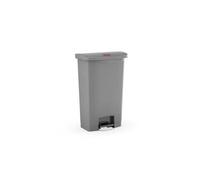 Collecteur déchets à pédale Slim Jim 50 litres - Gris