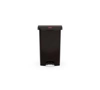 Collecteur déchets à pédale Slim Jim 50 litres - Noir