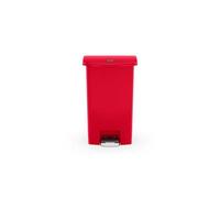 Collecteur déchets à pédale Slim Jim 50 litres - Rouge