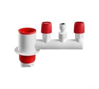 Collecteur Drainage 4 Sorties Magnétique ABS | 4 sorties simultanées, clapet magnétique, les , compatible lavabo et -linge