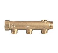 Collecteur mâle et femelle 26/34 avec purge 12/14, 4 départs 15/21 RIQUIER