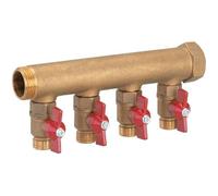 Collecteur modulaire sanitaire chauffage - MF - 2 départs - M20x27 E/S - M15x21